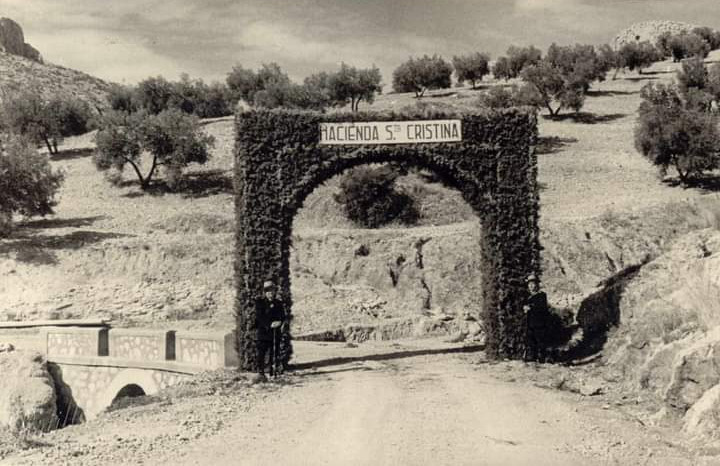 Aldea de Santa Cristina u Otiar - Aldea de Santa Cristina u Otiar. Foto antigua. Fuente Jos Carlos cronista oficial de Jamilena