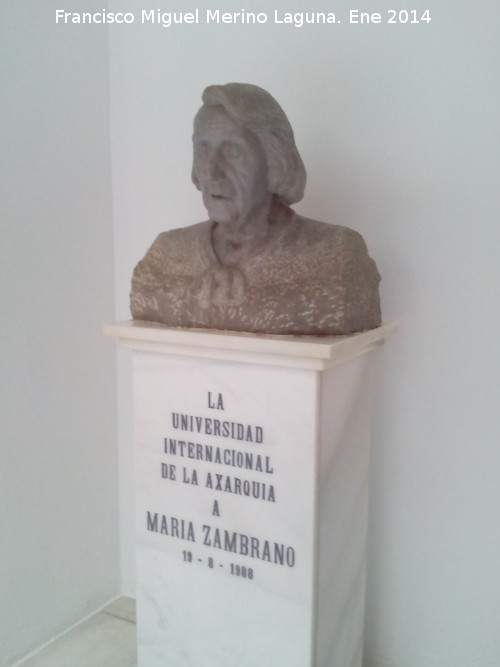 Monumento a Mara Zambrano - Monumento a Mara Zambrano. 