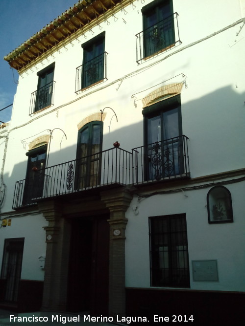 Casa de la Calle Salvador Rueda n 50 - Casa de la Calle Salvador Rueda n 50. Fachada