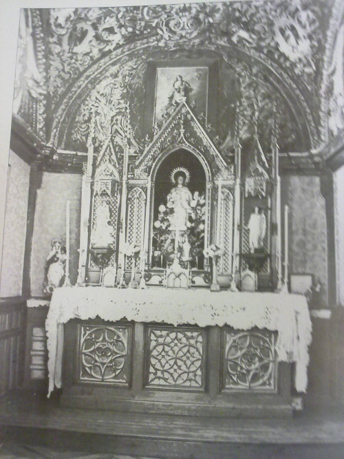 Palacio de los Cobaleda Nicuesa - Palacio de los Cobaleda Nicuesa. Foto antigua. Oratorio