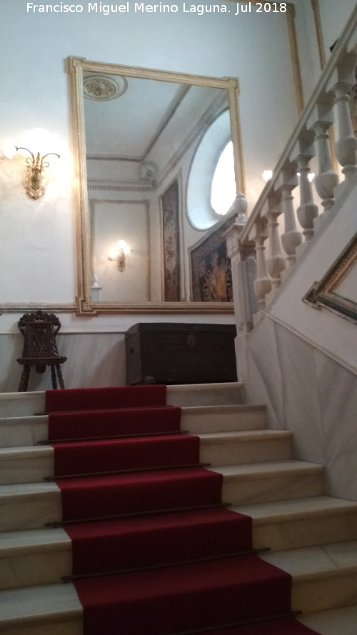 Palacio de los Cobaleda Nicuesa - Palacio de los Cobaleda Nicuesa. Escalera