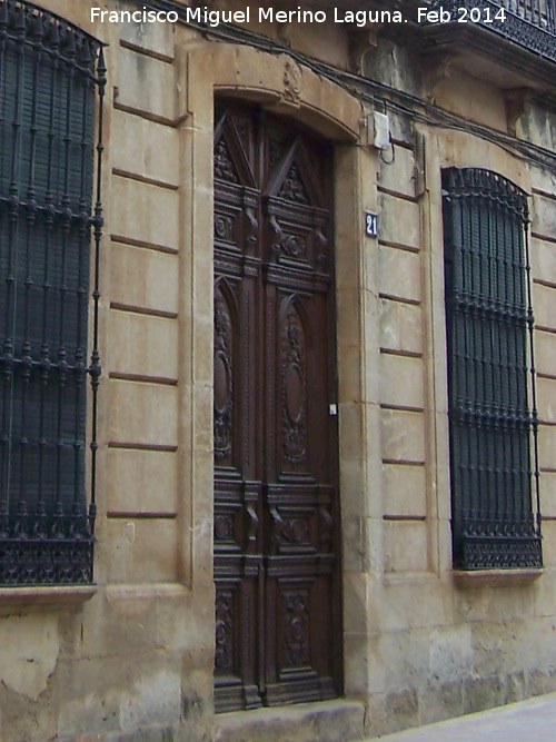 Casa de la Avenida Virgen de la Consolacin n 21 - Casa de la Avenida Virgen de la Consolacin n 21. Puerta de entrada