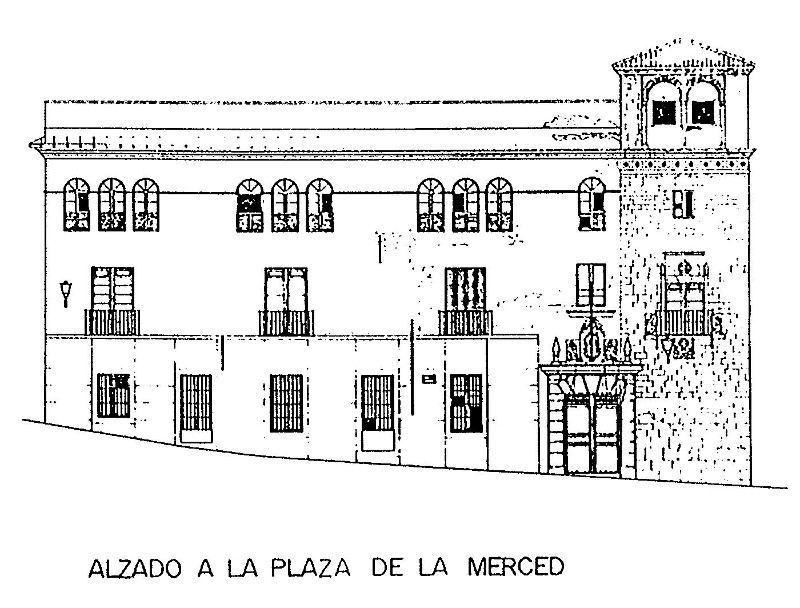 Palacio del Capitn Quesada - Palacio del Capitn Quesada. Alzado