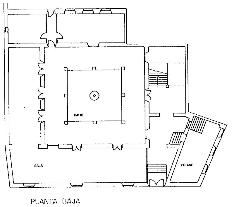 Palacio del Capitn Quesada - Palacio del Capitn Quesada. Plano