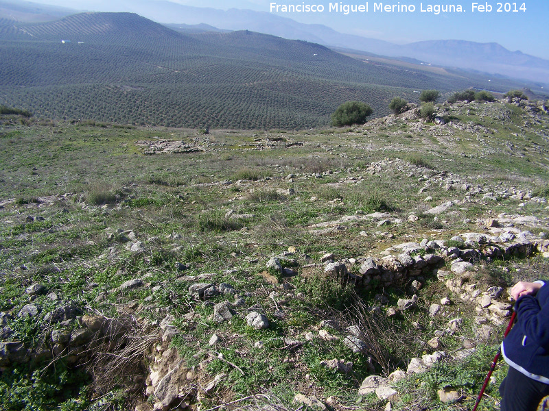 Instalaciones ganaderas islmicas de Peaflor - Instalaciones ganaderas islmicas de Peaflor. Habitaciones y aprisco, al fondo la aldea