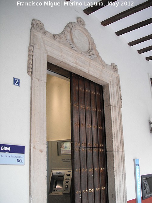 Palacio de Los Vilches - Palacio de Los Vilches. Puerta de acceso