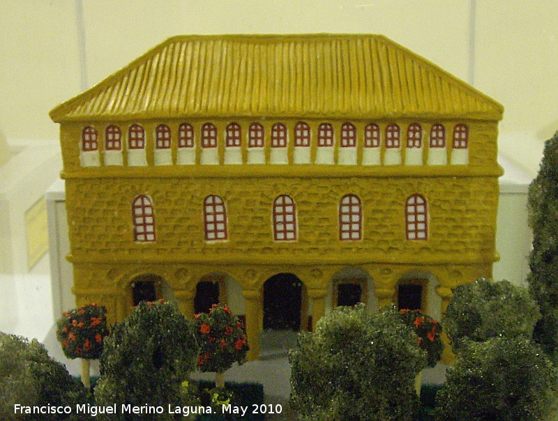 Palacio de Los Vilches - Palacio de Los Vilches. Maqueta de platilina de Agustn Garzn