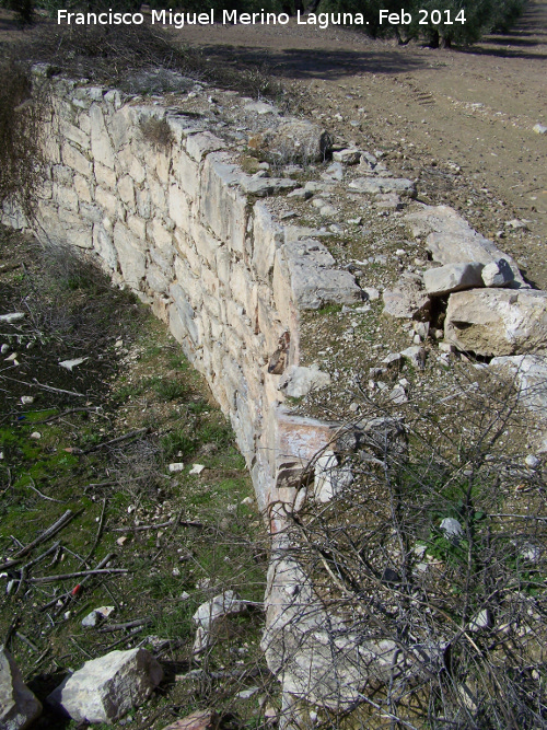 Estanque de Torrechantre - Estanque de Torrechantre. Paredes de piedra