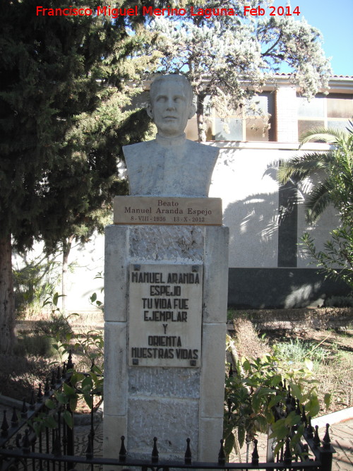 Monumento al Beato Manuel Aranda Espejo - Monumento al Beato Manuel Aranda Espejo. 