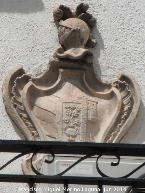 Palacio Surez del guila - Palacio Surez del guila. Escudo derecho