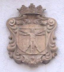 Palacio Surez del guila - Palacio Surez del guila. Escudo de la ciencia