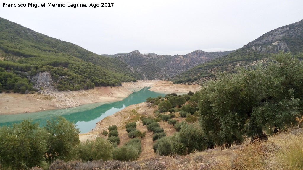 Pantano del Quiebrajano - Pantano del Quiebrajano. Desde El Parrizoso