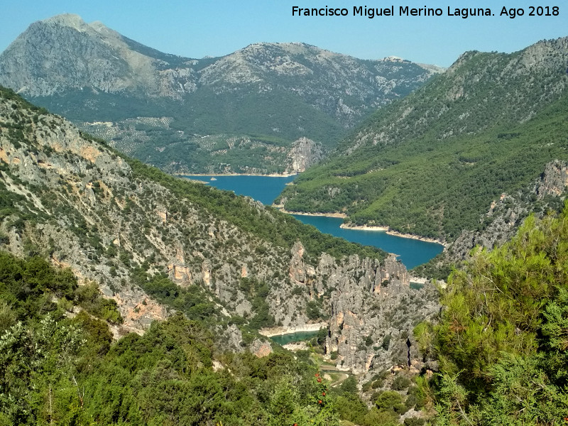 Pantano del Quiebrajano - Pantano del Quiebrajano. Desde la Caada del Sabinar