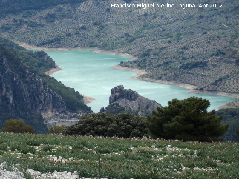 Pantano del Quiebrajano - Pantano del Quiebrajano. Desde Pea Blanca