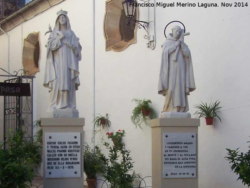 Reliquias de Santa Teresa y San Juan de la Cruz - Reliquias de Santa Teresa y San Juan de la Cruz. 