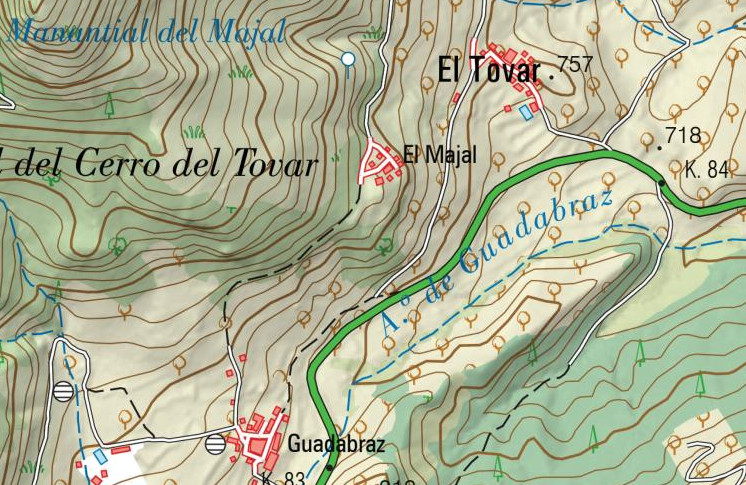 Aldea El Majal - Aldea El Majal. Mapa