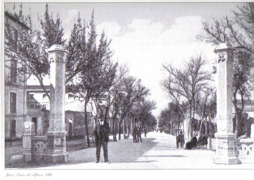 Paseo de la Estacin - Paseo de la Estacin. Foto antigua. Paseo de Alfonso XIII
