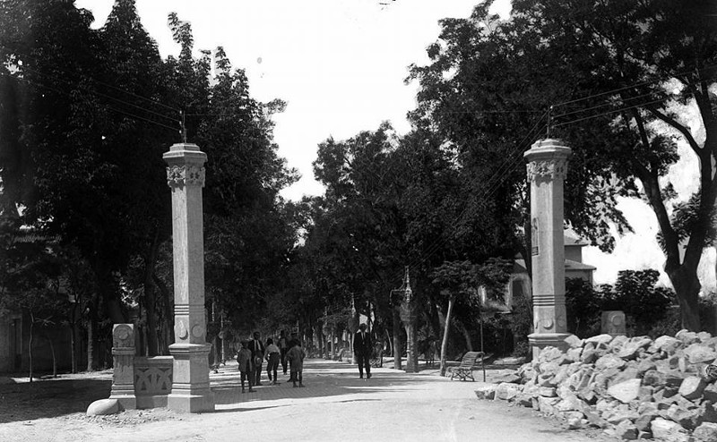 Paseo de la Estacin - Paseo de la Estacin. Foto antigua. Paseo de Alfonso XIII