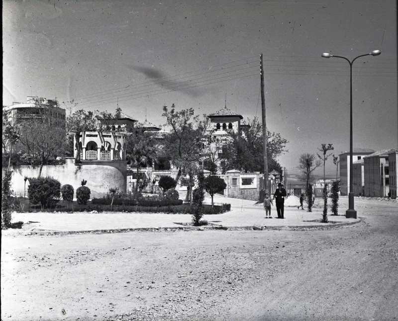 Paseo de la Estacin - Paseo de la Estacin. Foto antigua. Archivo IEG