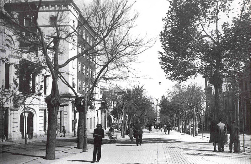 Paseo de la Estacin - Paseo de la Estacin. 1950