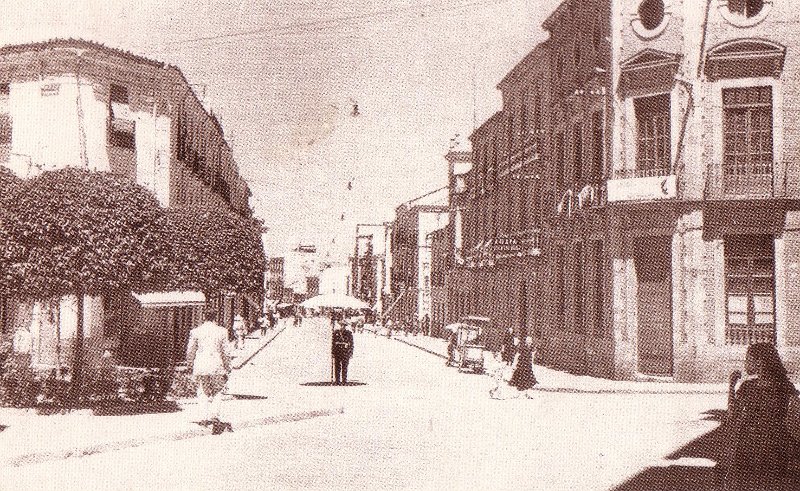 Paseo de la Estacin - Paseo de la Estacin. Foto antigua