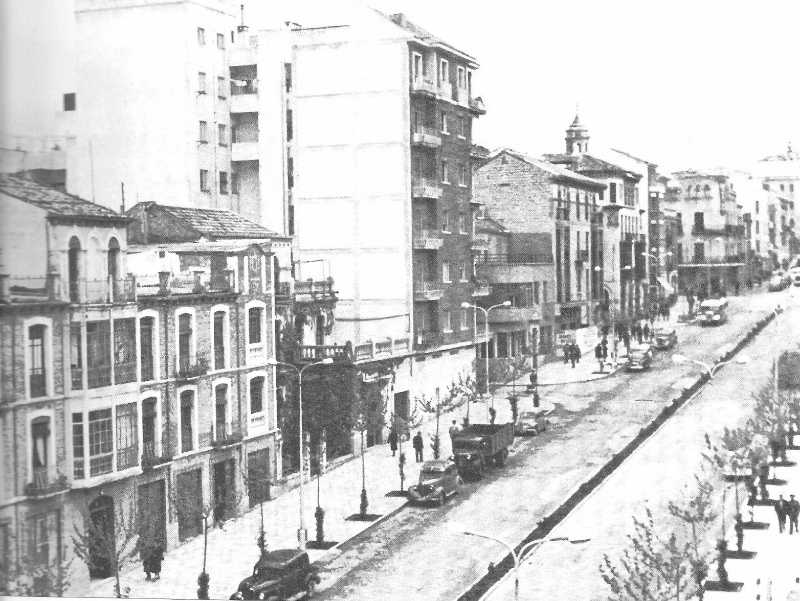 Paseo de la Estacin - Paseo de la Estacin. Foto antigua