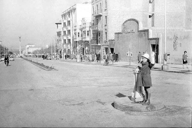 Paseo de la Estacin - Paseo de la Estacin. Foto antigua