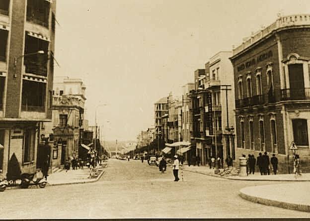 Paseo de la Estacin - Paseo de la Estacin. Foto antigua