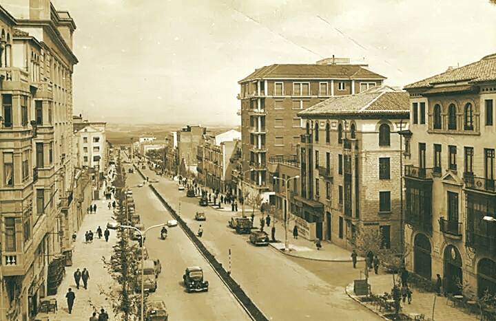 Paseo de la Estacin - Paseo de la Estacin. Foto antigua