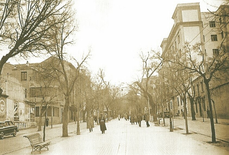 Paseo de la Estacin - Paseo de la Estacin. Foto antigua