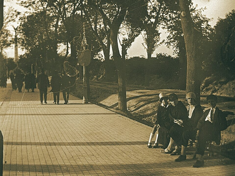 Paseo de la Estacin - Paseo de la Estacin. Foto antigua. Paseo de Alfonso XIII