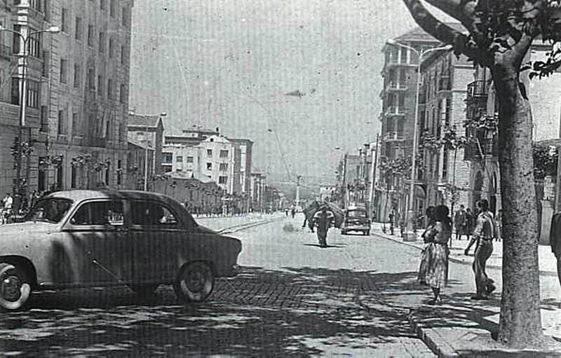 Paseo de la Estacin - Paseo de la Estacin. Foto antigua