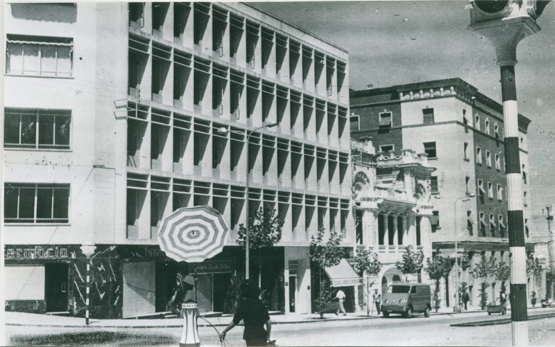 Paseo de la Estacin - Paseo de la Estacin. Foto antigua. Archivo IEG