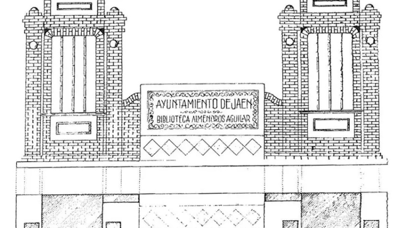 Monumento a las Batallas - Monumento a las Batallas. Plano de la biblioteca instalada en el monumento