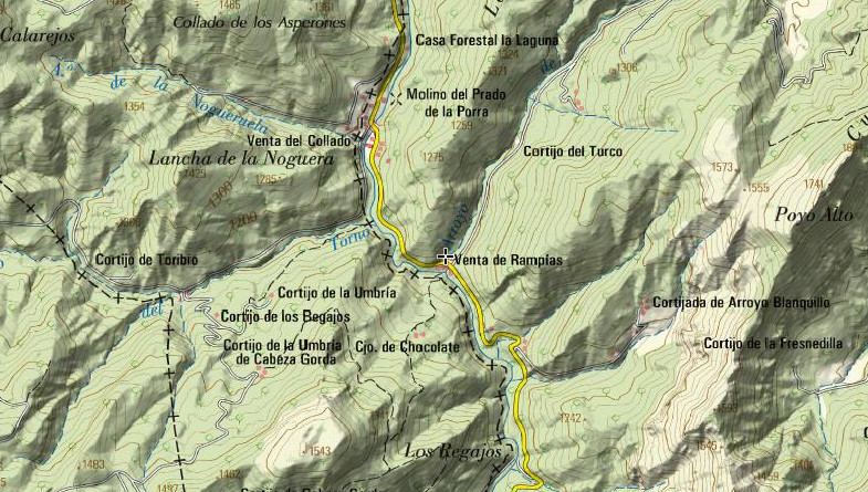 Aldea Venta Rampias - Aldea Venta Rampias. Mapa