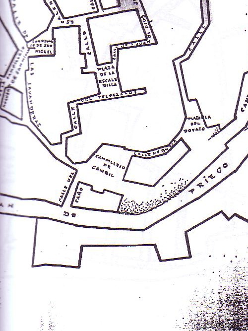 Plaza Cambil - Plaza Cambil. Mapa 1940