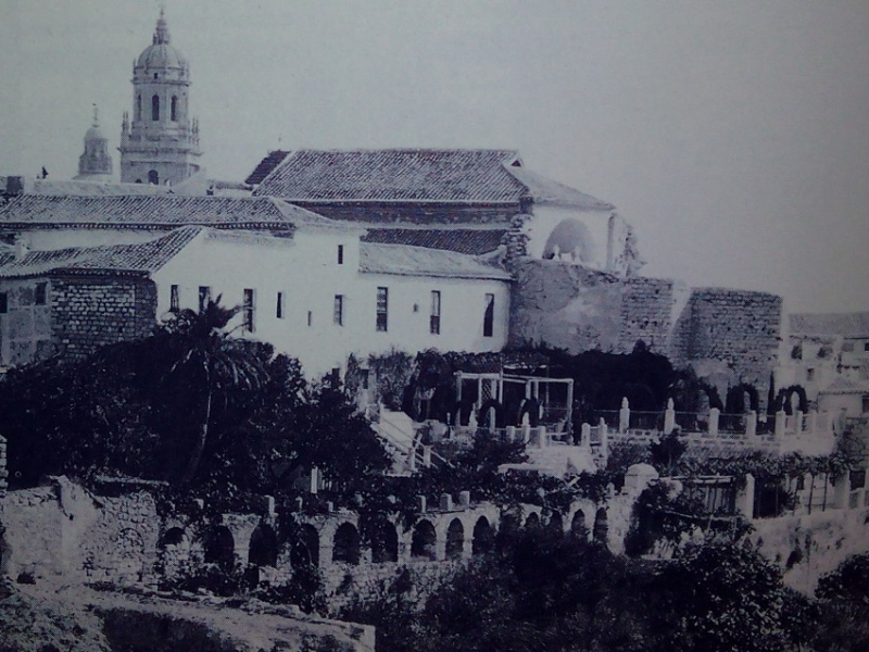 Palacio del Conde de Humanes - Palacio del Conde de Humanes. 1862. Parte trasera del palacio y jardines