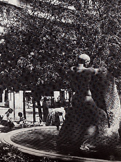 Monumento a Justino Flores - Monumento a Justino Flores. Foto antigua