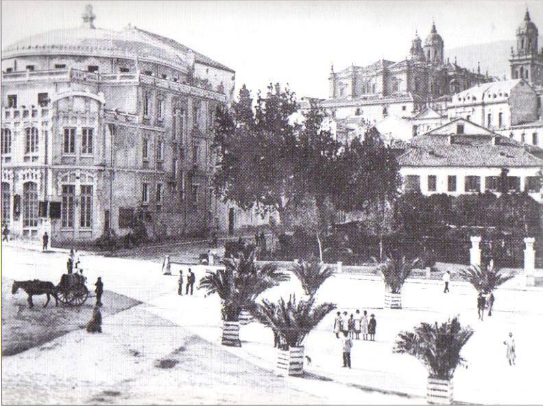 Plaza de la Constitucin - Plaza de la Constitucin. Foto antigua