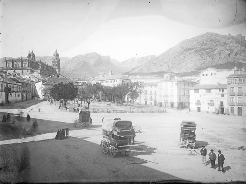 Plaza de la Constitucin - Plaza de la Constitucin. Foto antigua