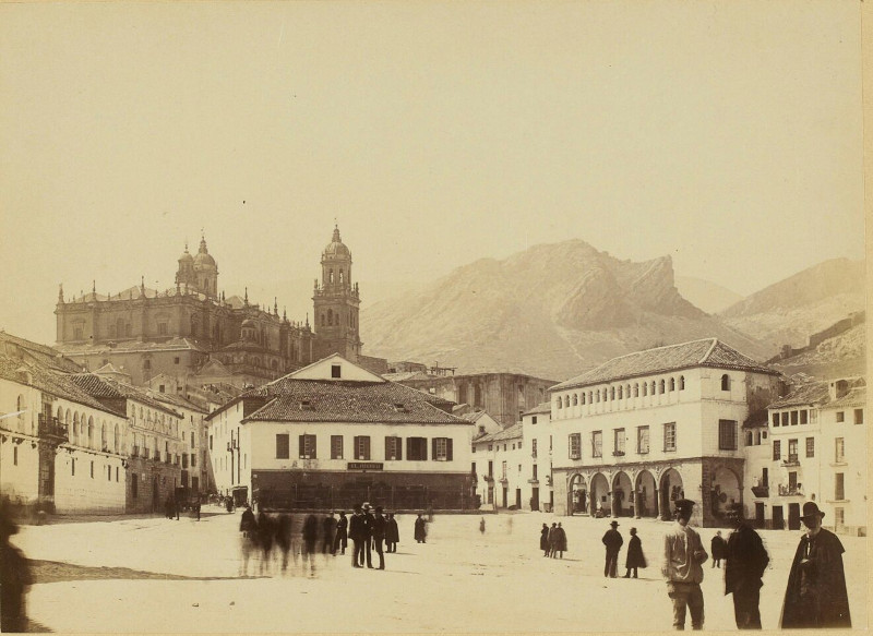 Plaza de la Constitucin - Plaza de la Constitucin. Foto antigua