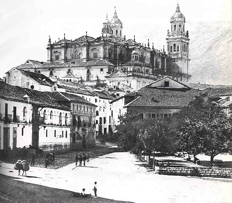 Plaza de la Constitucin - Plaza de la Constitucin. 1883 foto realizada por Don Genaro Jimnez