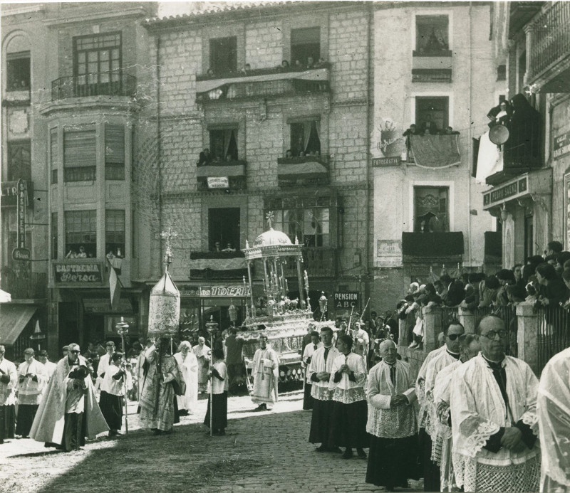 Casa de la Calle Ignacio Figueroa n 1 - Casa de la Calle Ignacio Figueroa n 1. El Corpus, ao 1956. Fotografa de Manuel Romero Avila IEG