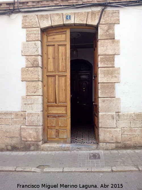Casa de la Calle Josefa Segovia n 4 - Casa de la Calle Josefa Segovia n 4. Portada