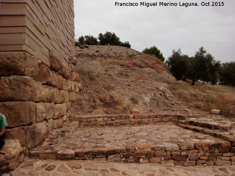 Torreparedones. Muralla - Torreparedones. Muralla. Continuacin de la muralla desde la Puerta Oriental