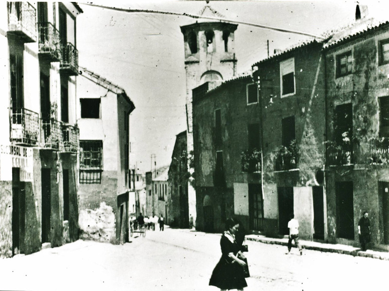 Plaza de la Magdalena - Plaza de la Magdalena. Foto antigua. Archivo IEG