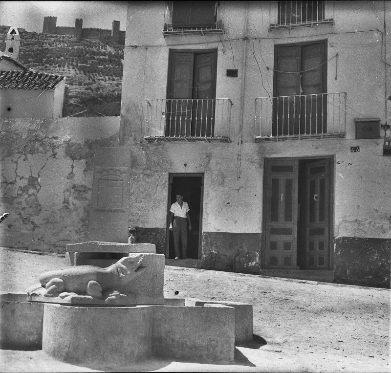 Plaza de la Magdalena - Plaza de la Magdalena. Foto antigua. Archivo IEG