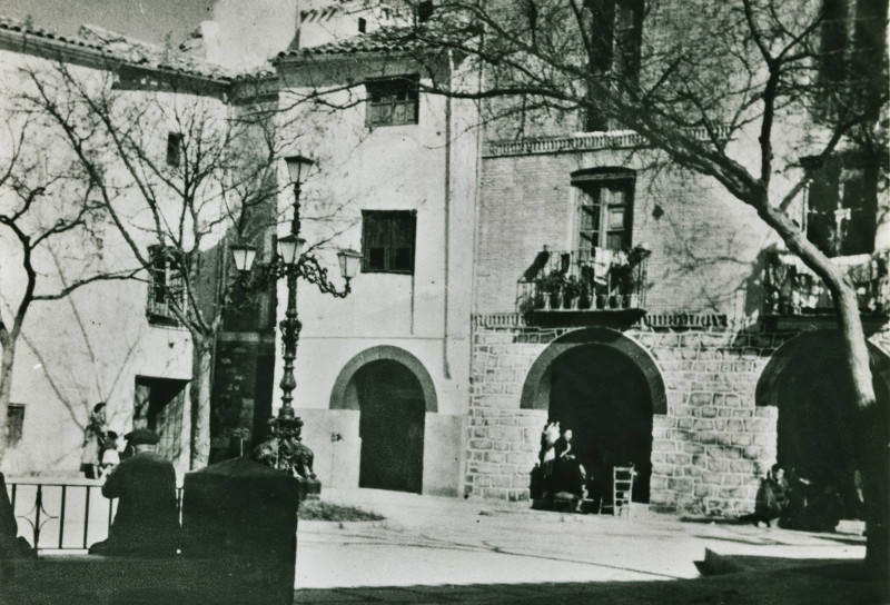 Plaza de la Magdalena - Plaza de la Magdalena. Foto antigua. Archivo IEG