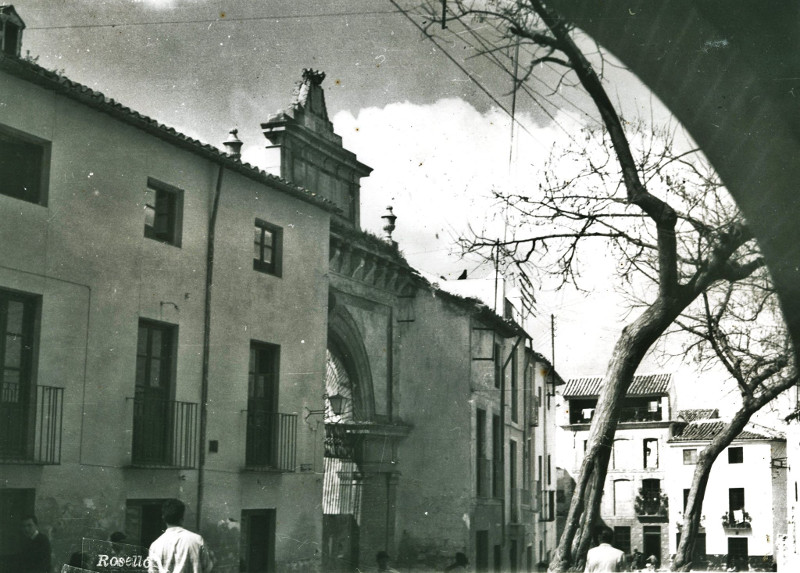 Plaza de la Magdalena - Plaza de la Magdalena. Foto antigua. Fotografa de Jaime Rosell Caada. Archivo IEG