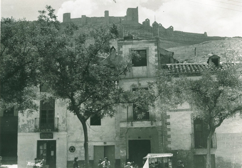 Plaza de la Magdalena - Plaza de la Magdalena. Foto antigua. Fotografa de Jaime Rosell Caada. Archivo IEG